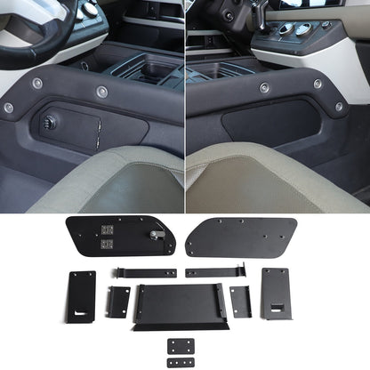 Aluminum Alloy Center Console Lower Safe Box For LR Defender L663 2020-2024 2