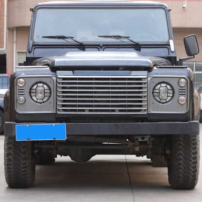 Front Lamp Headlight Cover Guard Net Trim For Land Rover Defender L316 2004-19 5