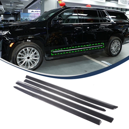 Car Door Panel Body Side Cover Trims Accessories For Cadillac Escalade 2021 8