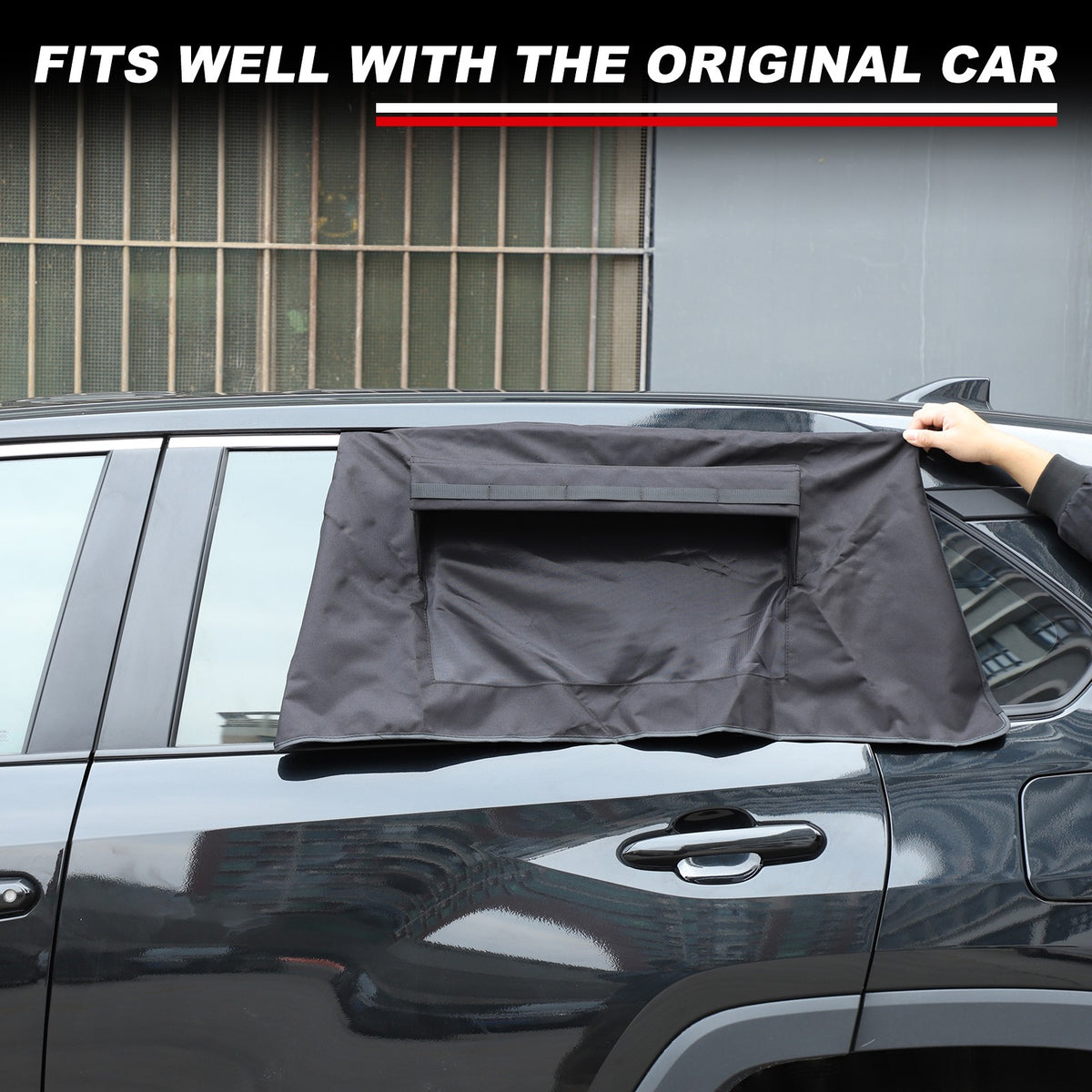 Rear Window Sun Shade Cover Deflectors For Toyota RAV4 2020-2024 20