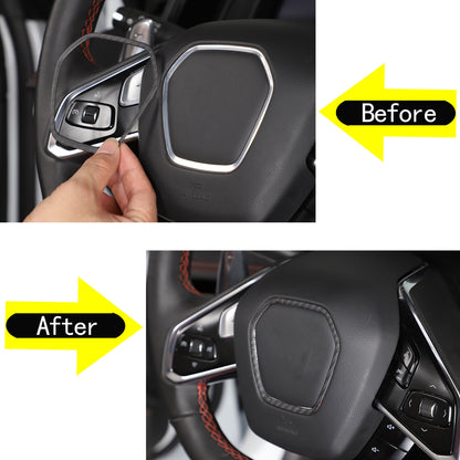 Matte Real Carbon Fiber Interior Exterior Trim Cover For Corvette C8 2020-25 55