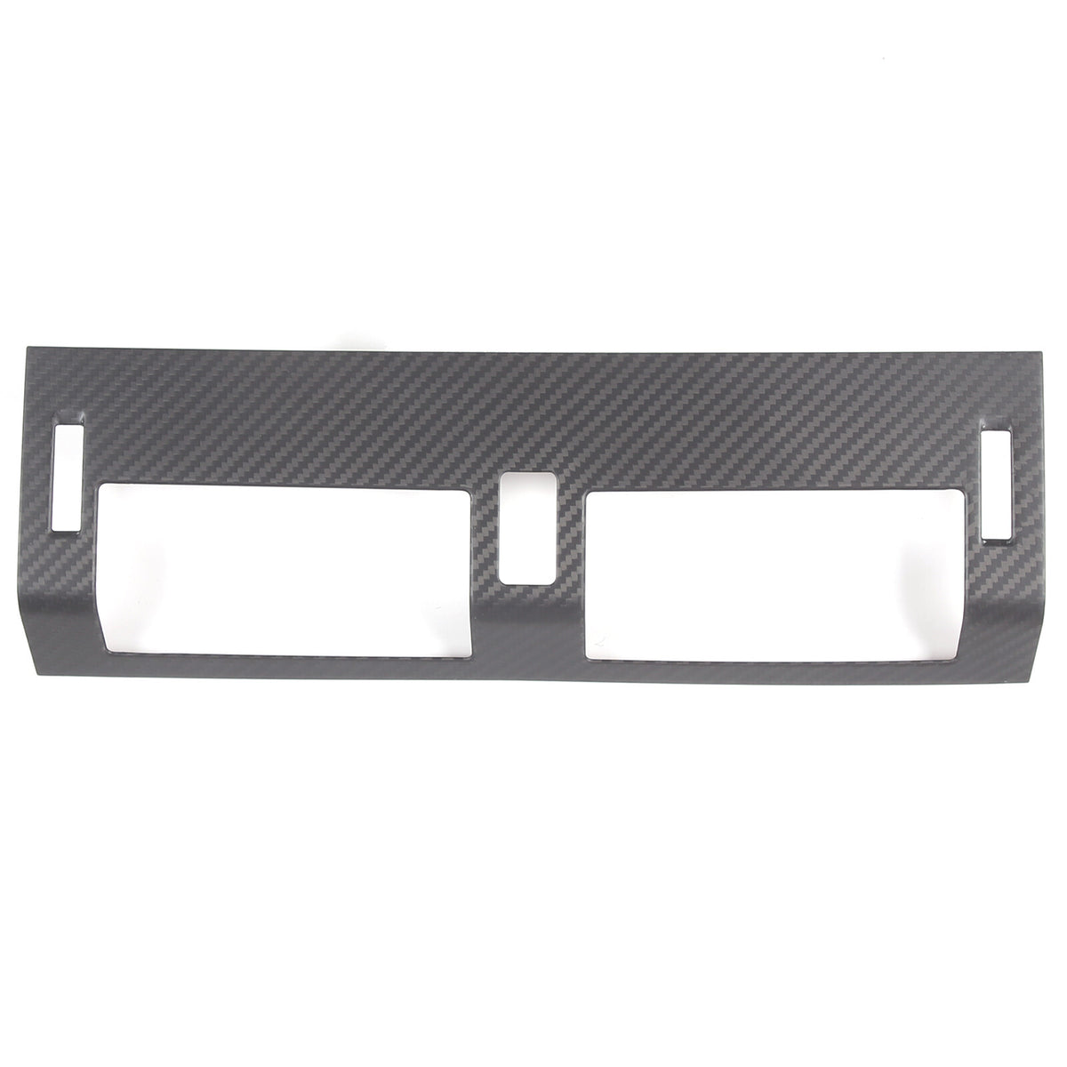 Matte Real Carbon Fiber Center Console Air Vent Trim For LR Defender 20-24 US 4