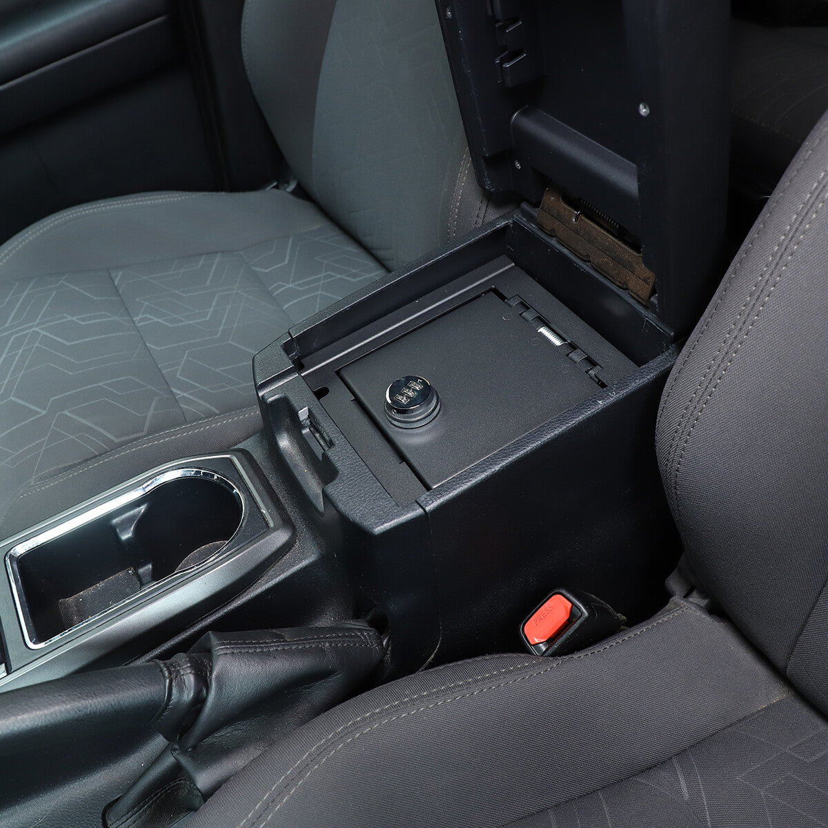 Center Console Safe Storage Box W/Lock For Toyota Tacoma 2016-2023 US 11