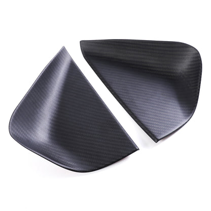 Matt Real Carbon Fiber Dashboard Anti-collision Door Trim Cover For Corvette C8 14