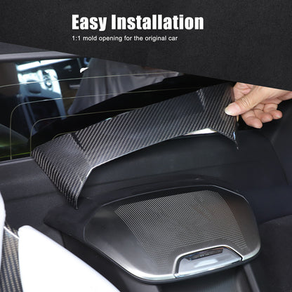 Carbon Rear Speaker Upper Top Panel Trim For Corvette C8 Convertible 2LT 3LT 20+ 5