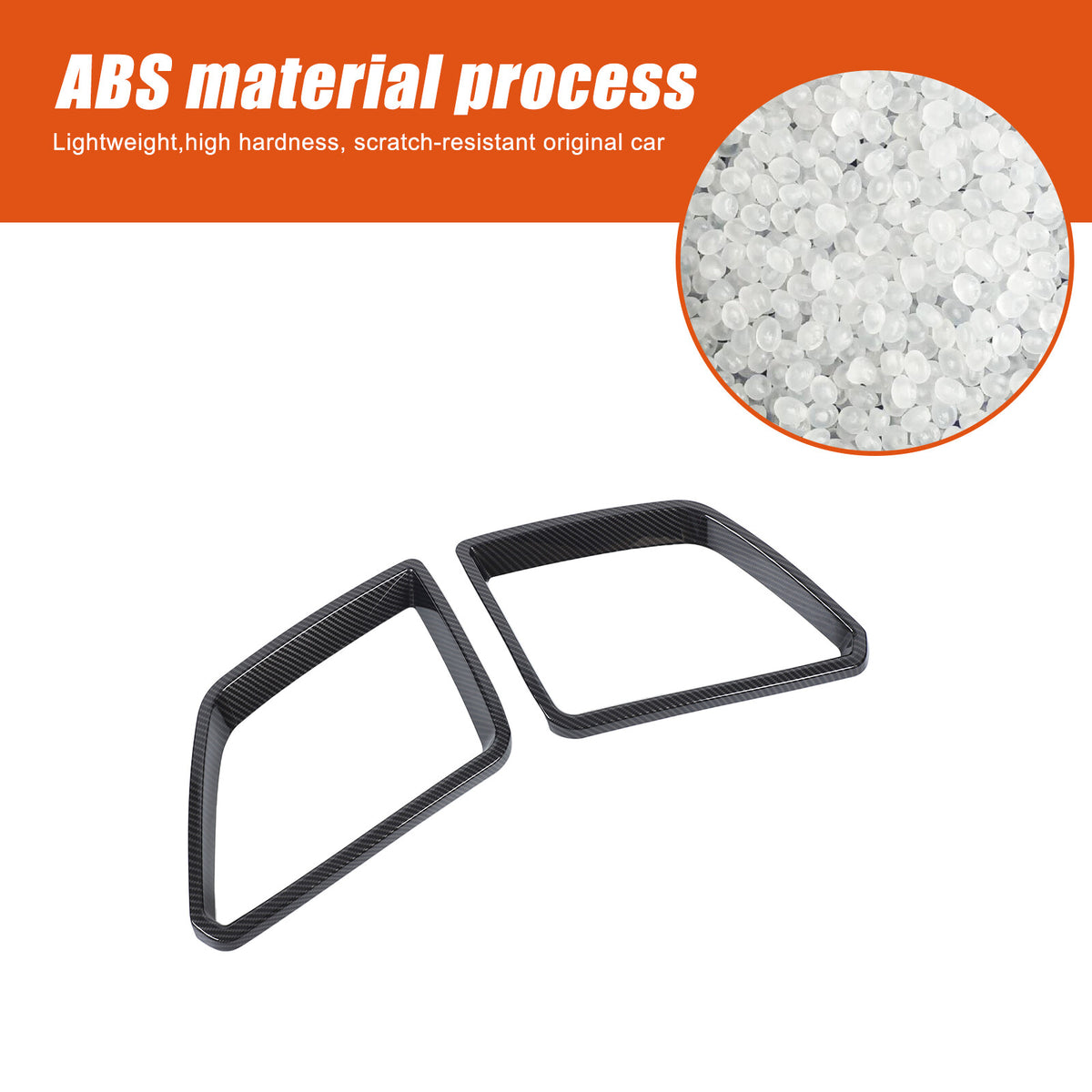 ABS Carbon Fiber Exterior front Grille frame Cover Trim For Pontiac G8 08-09 US 14
