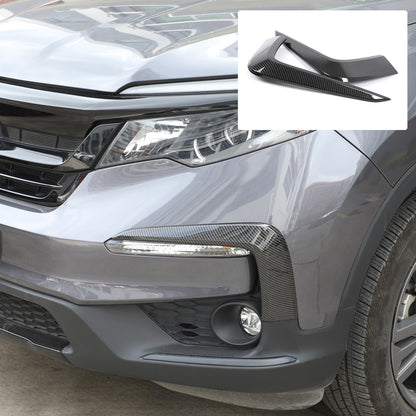 Carbon Fiber ABS Front Bumper Side Air Intake Trim For Honda Pilot 2015-2022 9