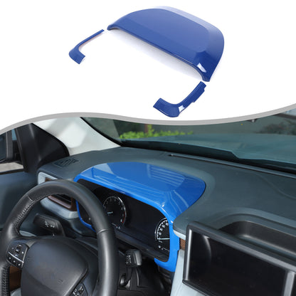 ABS Blue Center Dashboard Cover Trim for Ford Maverick 2022+ 8