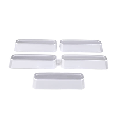 ABS Silver Front Hood Grill Cover Bonnet Trim fits For Ford Maverick 2022-23 12