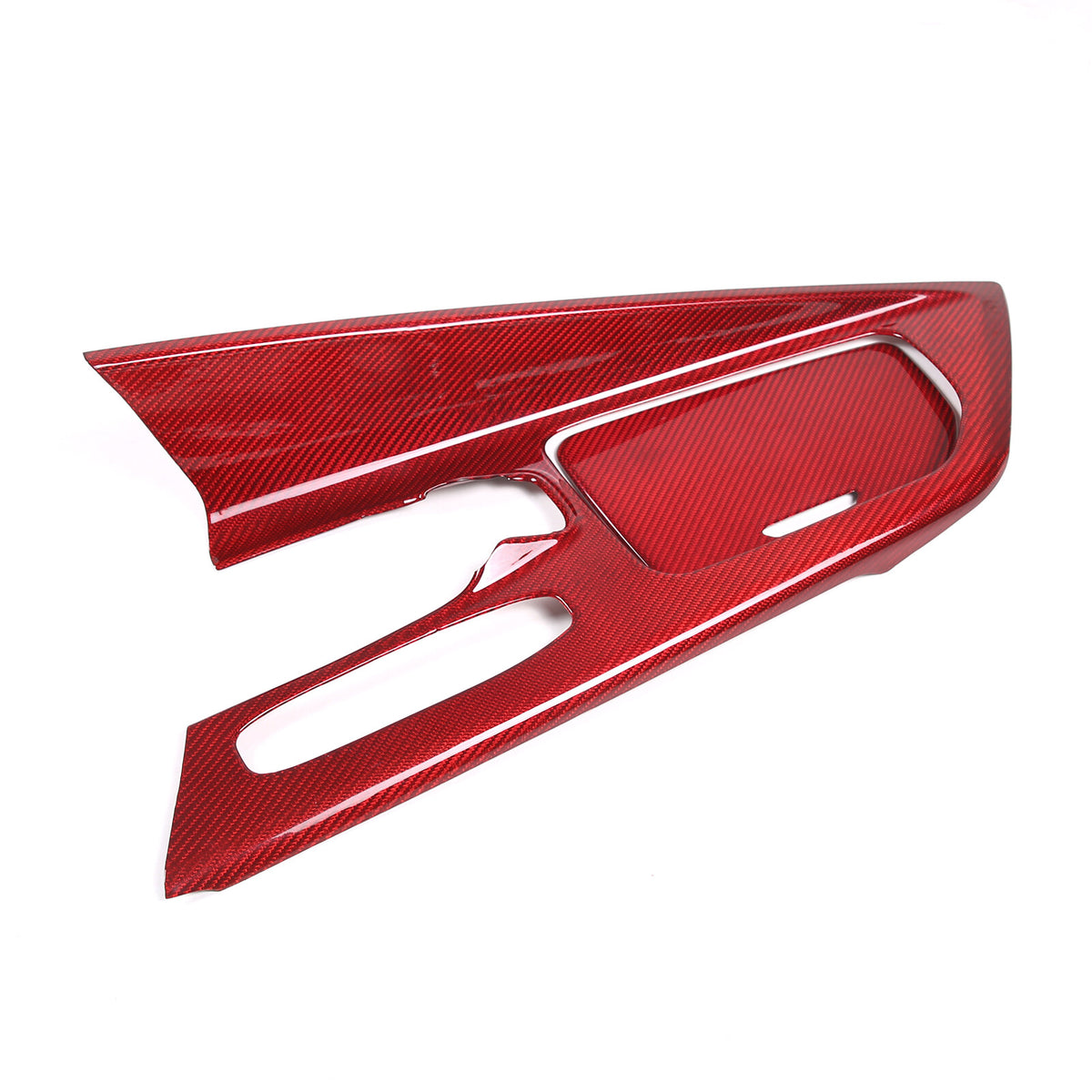 Red Center Console Gear Shift Panel Decor Cover Trim for Corvette C8 2020-25 5
