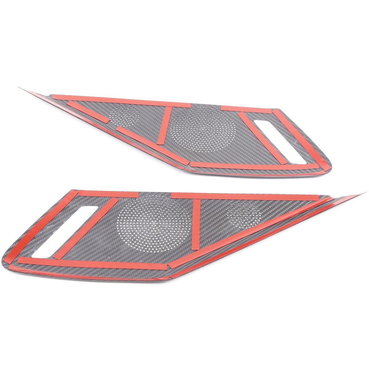 Real Carbon Door Speaker Cover Trim For Corvette C8 Z51 Z06 Coupe 2LT 3LT 20+ US 2