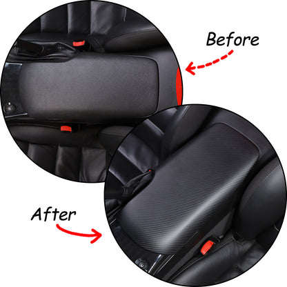 Matte Dry Real Carbon Fiber Center Console Trim Cover For Corvette C6 2005-13 48
