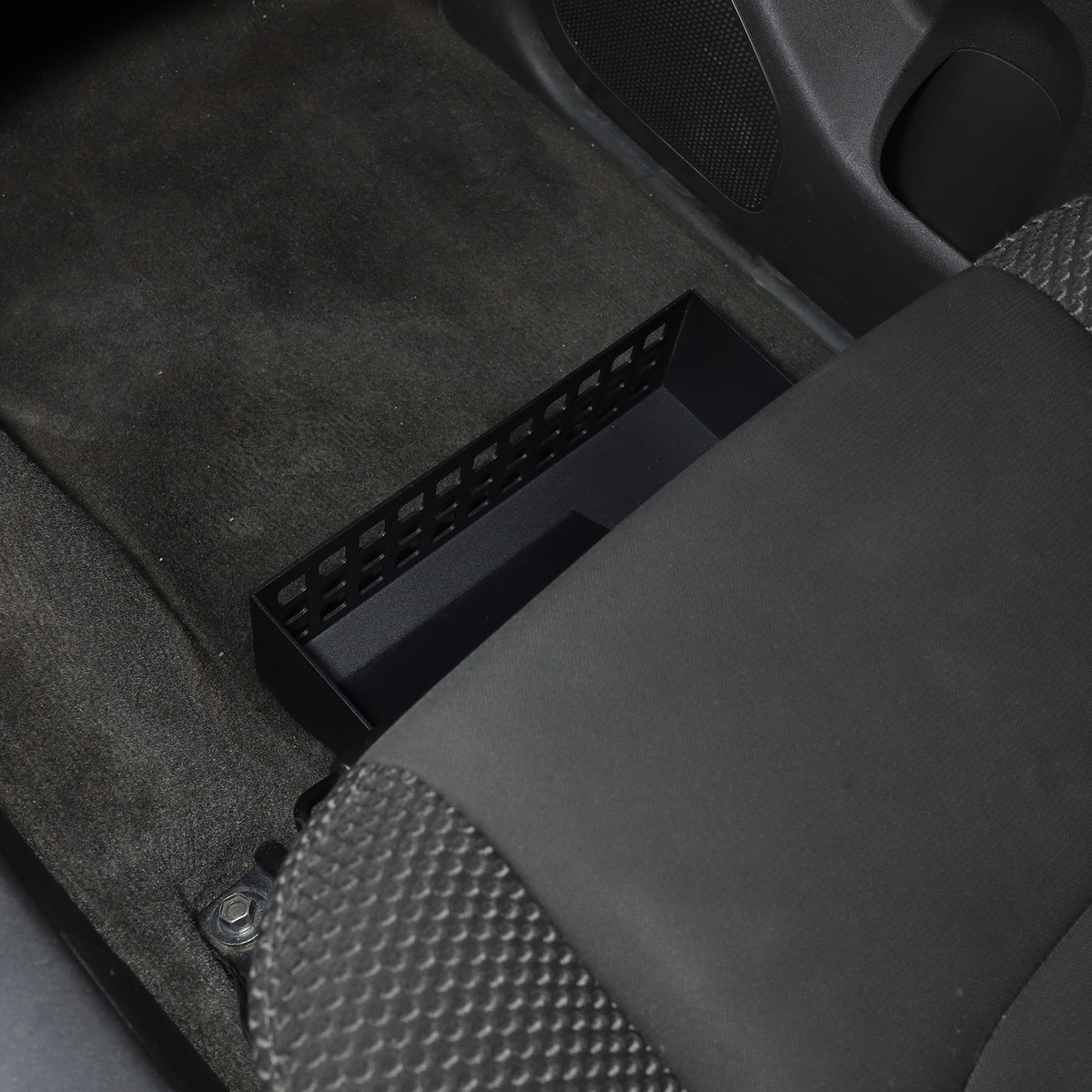 Aluminum Under Passenger Seat Storage Basket Tray For Nissan Frontier 2009-2017 14