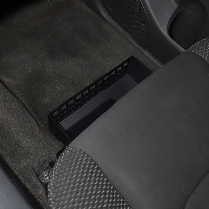 Aluminum Under Passenger Seat Storage Basket Tray For Nissan Frontier 2009-2017 14