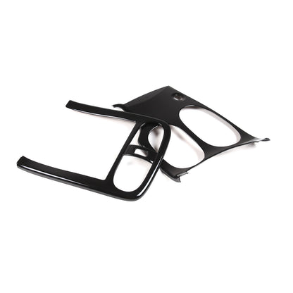 Glossy Black ABS Interior Full Center Console Trim Set For Corvette C6 05-13 US 13