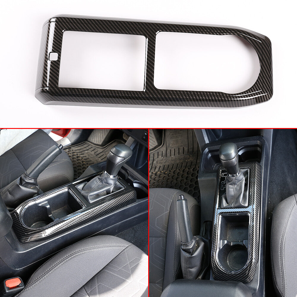 23PCS Carbon Fiber ABS Interior Center Console Trim For Toyota Tacoma 2023 7