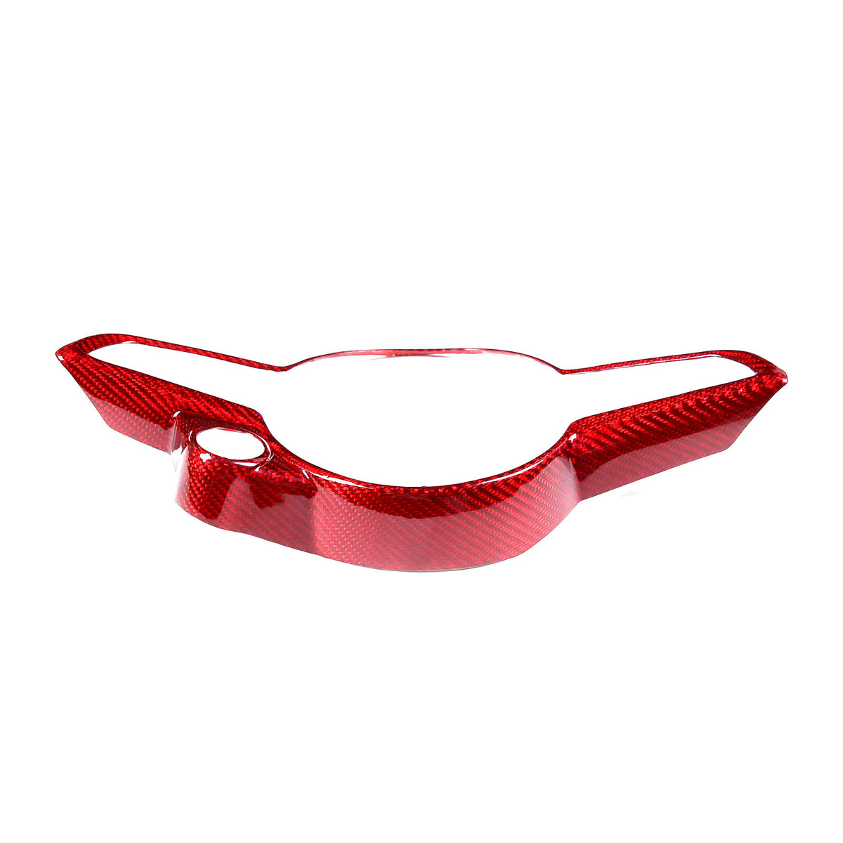 Red Real Carbon Fiber Steering Wheel Cover Trim For Alfa Romeo Tonale 2022-2024 10