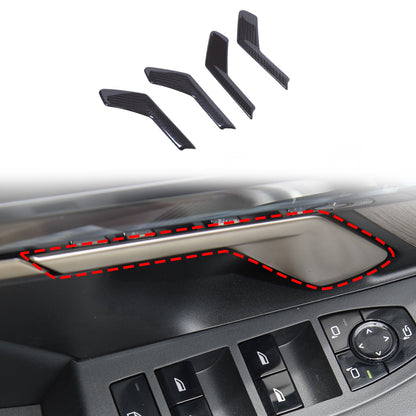 Real Carbon Fiber Interior Door Handle Cover Trim for BMW 5 Series G60 2024+ 2