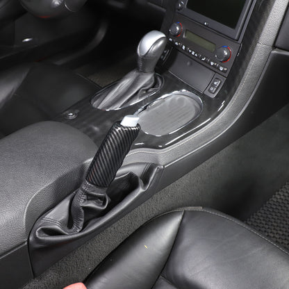 ABS Carbon Fiber Car Parking Lever Handbrake Case Cover For Corvette C6 2005-13 10