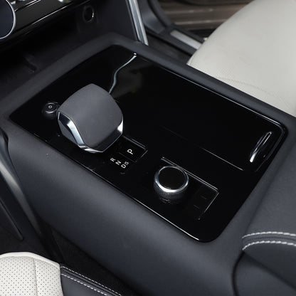 Glossy Black Center Gear Shift Cover Trim for Land Rover Discovery 5 2020-21 1