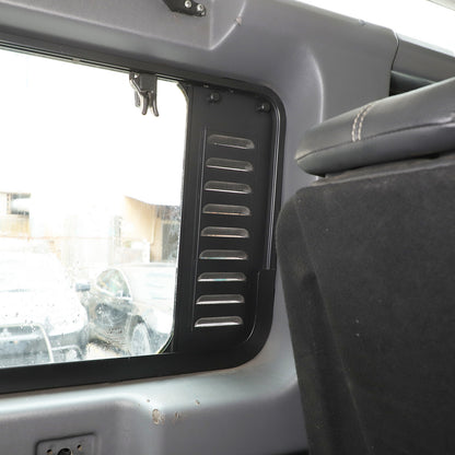 Rear Window Glass Louver Air Vent Panel Trim For LR Defender 110 L316 04-18 5
