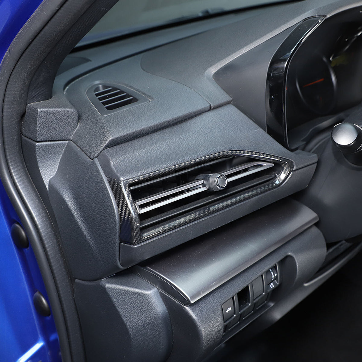 Real Carbon Fiber Interior Side Air Vent Outlet Cover For Subaru WRX VB 22-24 13