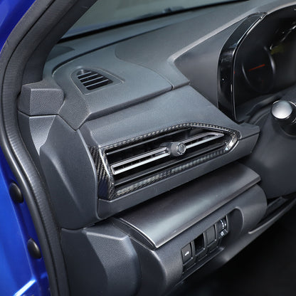 Real Carbon Fiber Interior Side Air Vent Outlet Cover For Subaru WRX VB 22-24 13