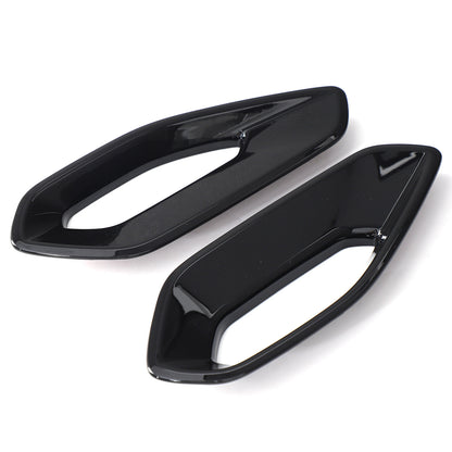 Glossy Black Center Console Side Armrest Frame Trim For Nissan Frontier 2022+ 4