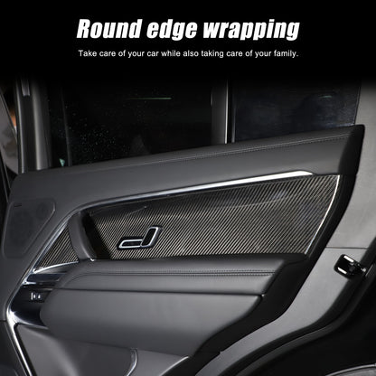 Real Carbon Fiber Interior Door Panel Cover Trim for LR Range Rover Sport 23-24 13