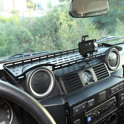 Front Dashboard Tray Storage Box with Phone holder For Land Rover Defender 04-19 8