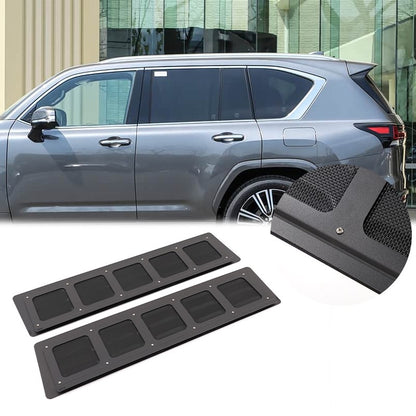 Rear Door Window Louver Air Vent Trim For Lexus LX/Toyota Land Cruiser LC300 22+ 18