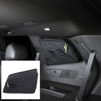 Rear Trunk Left Side Window Storage Bag Organizer For Cadillac XT6 20-24 2