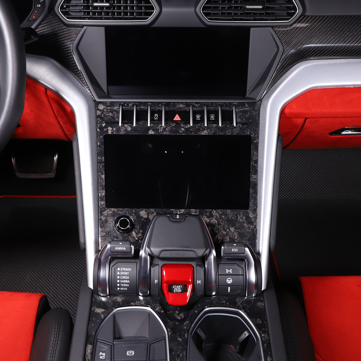 34 Styles Forged Real Carbon fiber Interior Trim Kit For Lamborghini URUS 18-23 - Variants 11-15 57