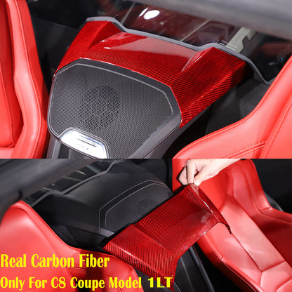 Red Real Carbon Fiber Interior Full Decor Cover Trim Kit for Corvette C8 2020-25 - Variants 26-30 44