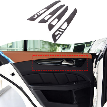 Grain Interior Car Door Panel Cover Trim For Benz GLE GLS ML GL 2013-2019 1
