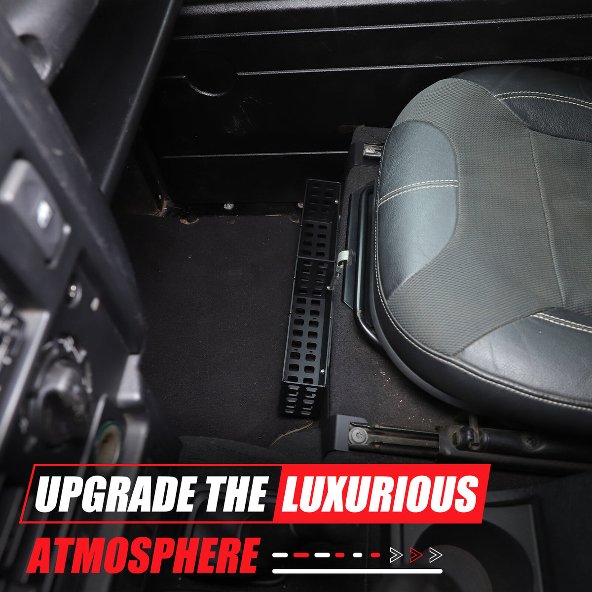 Aluminum Alloy Under Seat Storage Basket Tray For Land Rover Defender L316 04-18 22