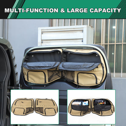 Tailgate Rear Door Cargo Trunk Storage Bag Organizer For LR Defender 2020-24 13