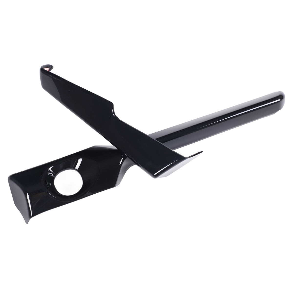 ABS Glossy Piano Black Steering Wheel Side Dashboard Trim For Corvette C8 2026+ 11