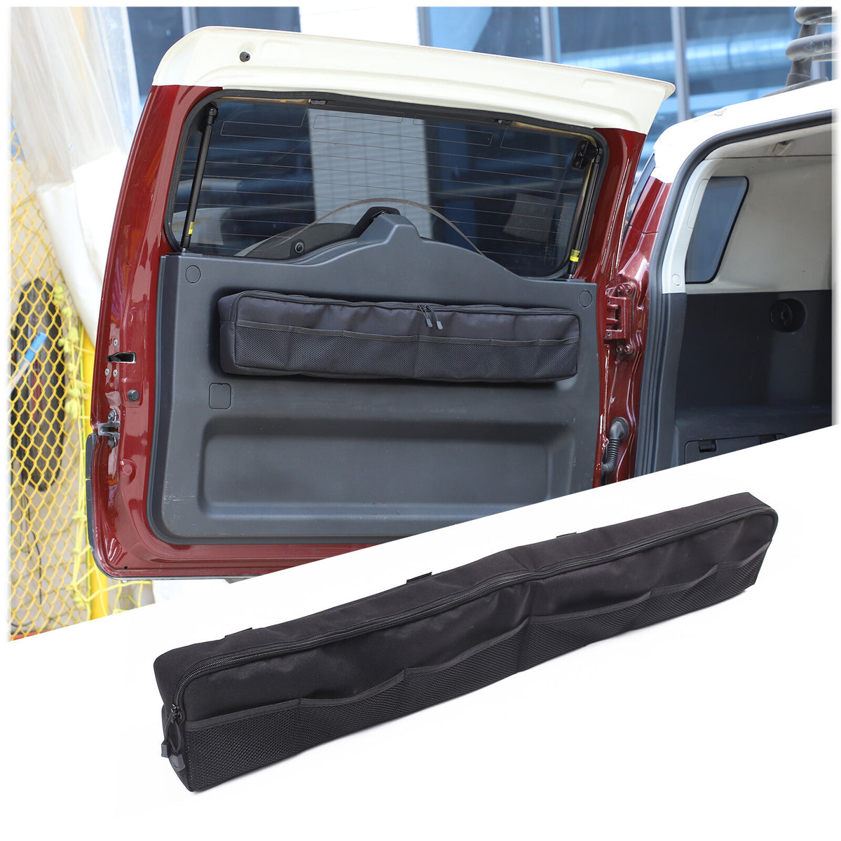 Interior Tailgate Storage Bag /Tool Organizer for Toyota FJ Cruiser 2007-21 12