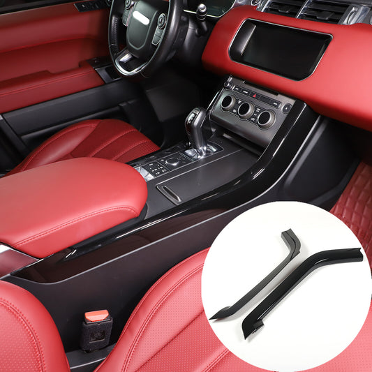 Glossy Black Center Console Side Trim Strip Cover For Range Rover Sport 2014-17 1