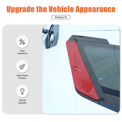 ABS Sport Red Rear Hood Wash Waterproof Cover For Corvette C8 2020+ 13