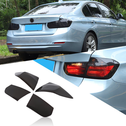 Smoked Black Rear Tail Light Cover Trim For BMW 3 Series F30 F35 /BMW M3 F80 19