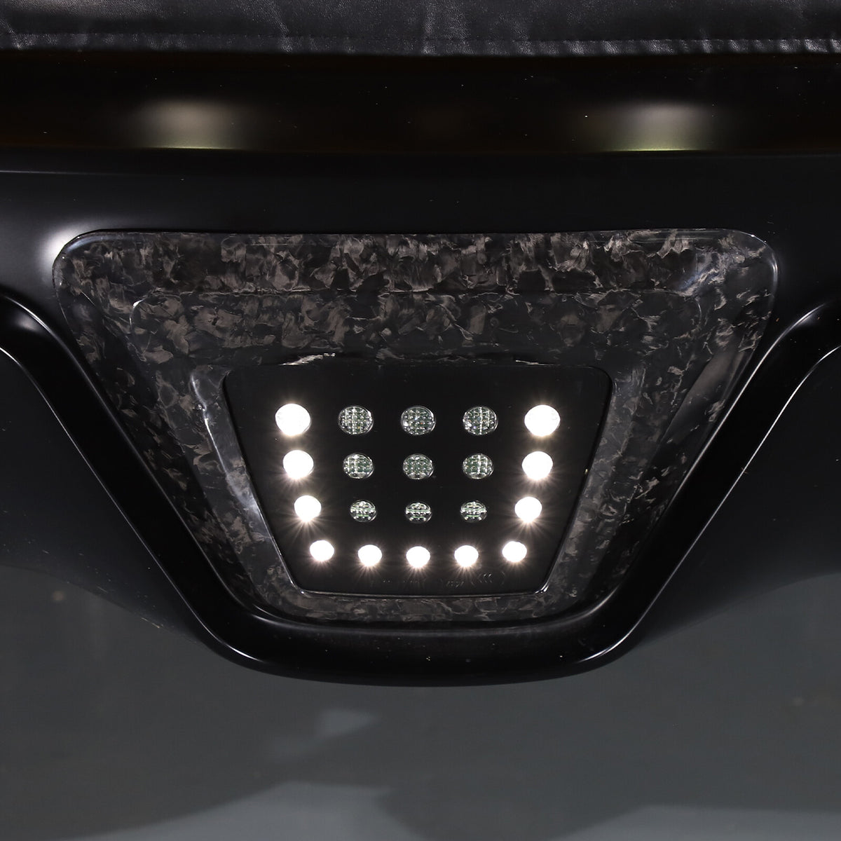 Forged Carbon fiber Rear lower Bumper brake light frame For Toyota Supra 2019-24 16