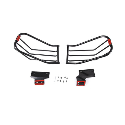 Tail Rear Light Guards Cover Protector for 2007-2021 Toyota FJ Cruiser Black 11
