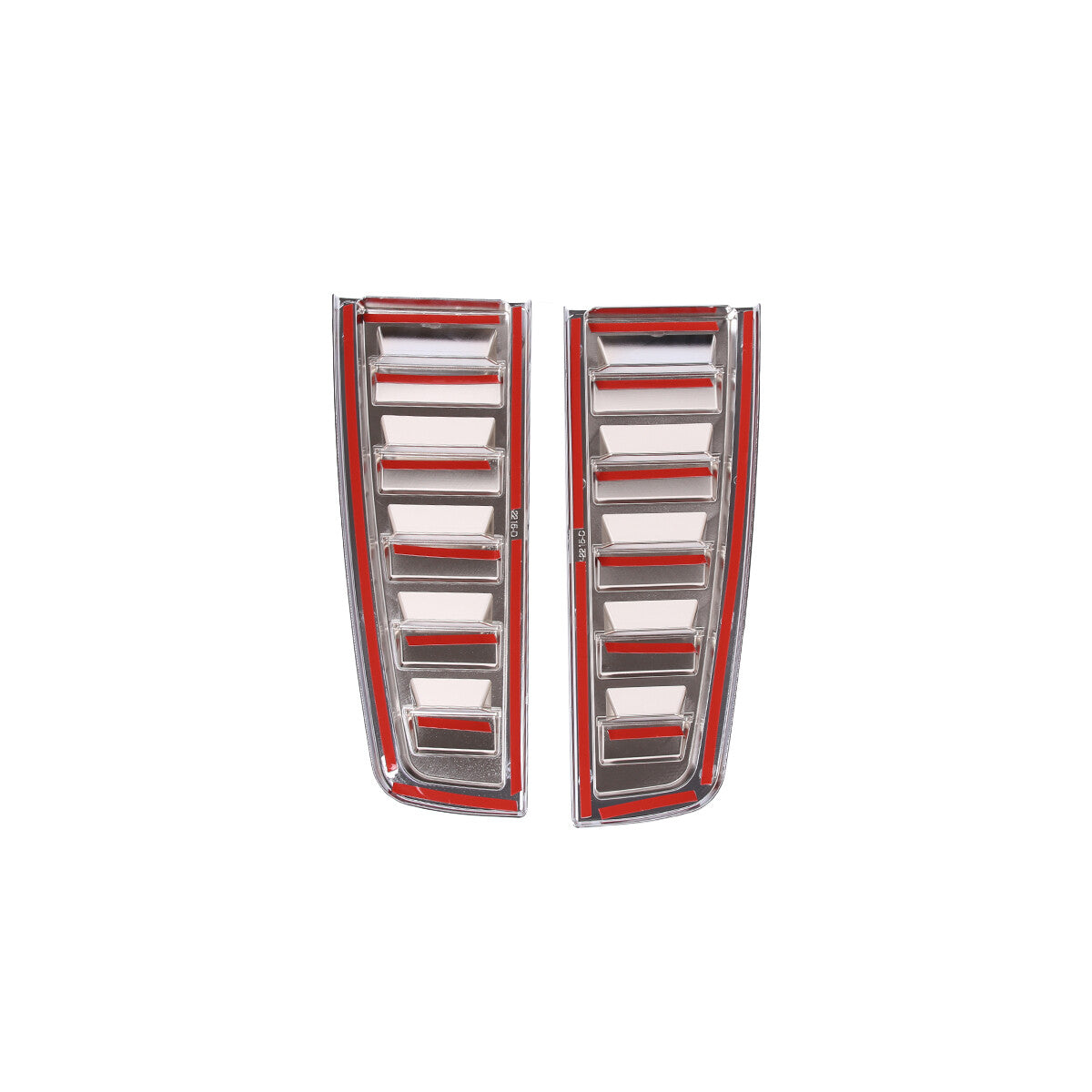 Silver Chrome Exterior Door Handle Mirror Hood Vent Trim Kit For Hummer H2 03-09 47