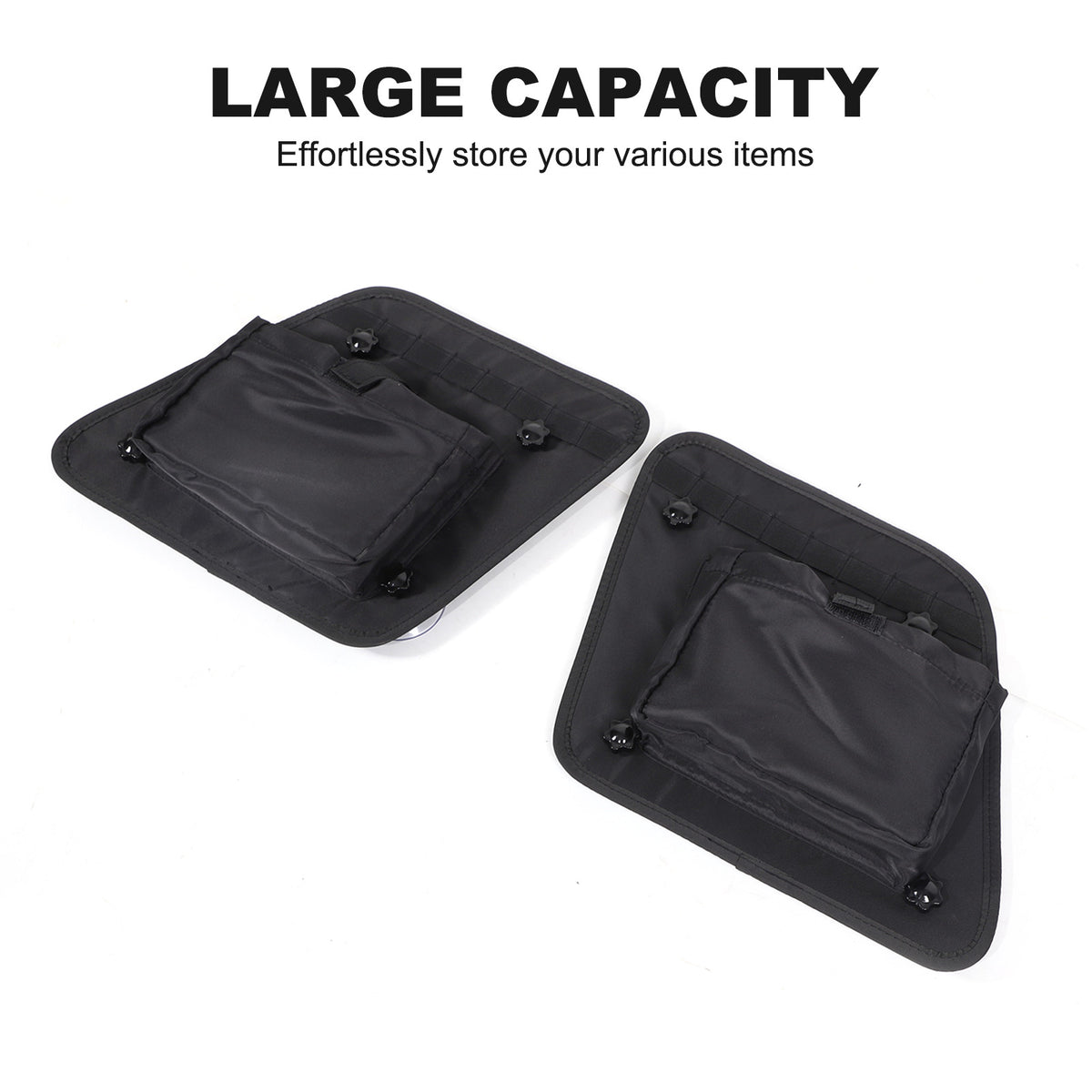 Rear Trunk Anti-roll Window Storage Bag Organizer Oxford For Toyota FJ 2007-2014 17