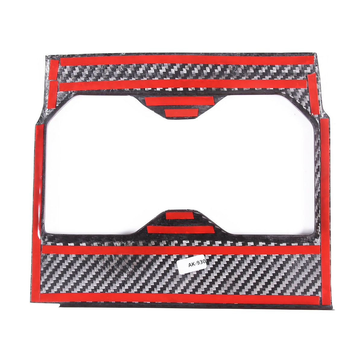 Real Carbon fiber Center Front Cup Holder Cover Trim Frame For Toyota Tundra 22+ 5