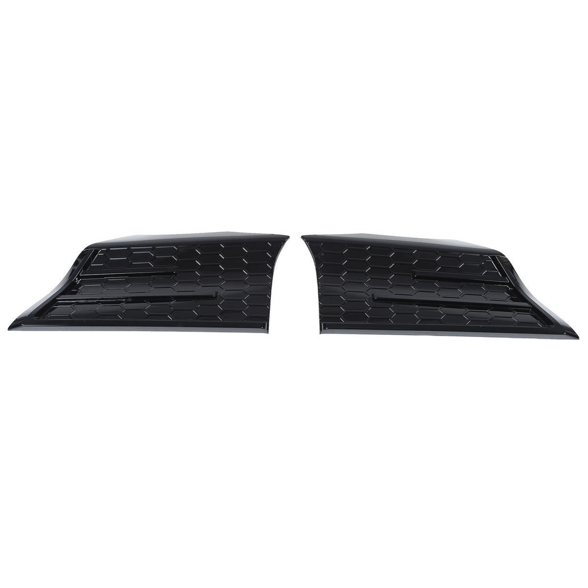 Glossy Piano Black Fender Upper Decoration Cover Trim For Toyota Tundra 2022+ US 5