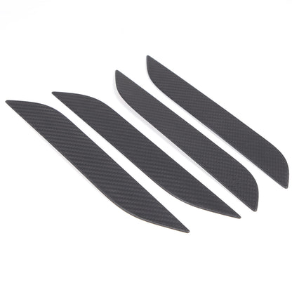 Matte Real Carbon Fiber Side Door Handle Covers For Tesla Model S Plaid 2014+ US 20