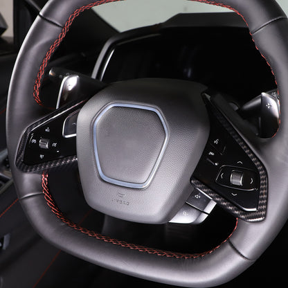 Carbon Fiber ABS Interior Full Decor Cover Trim Kit For Corvette C8 2020-2025 - Styles 6-10 10